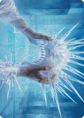Hylda's Crown of Winter Art Card [Wilds of Eldraine Art Series] | Dumpster Cat Games