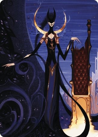 Ashiok, Wicked Manipulator Art Card (57/81) [Wilds of Eldraine Art Series] | Dumpster Cat Games