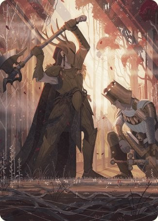 Karmic Justice Art Card [Wilds of Eldraine Art Series] | Dumpster Cat Games