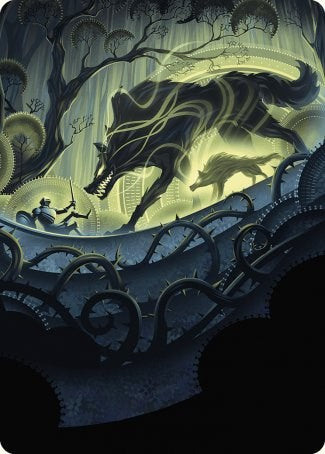 Unnatural Growth Art Card [Wilds of Eldraine Art Series] | Dumpster Cat Games