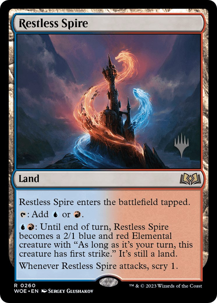 Restless Spire (Promo Pack) [Wilds of Eldraine Promos] | Dumpster Cat Games