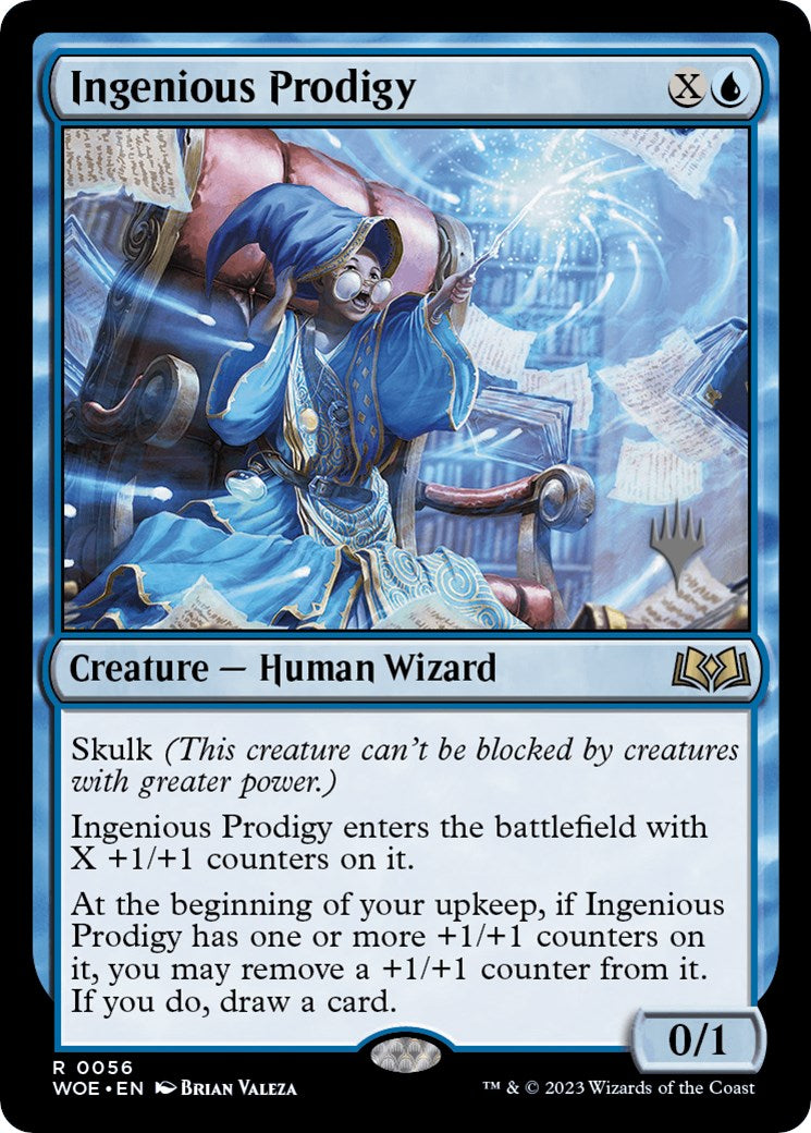 Ingenious Prodigy (Promo Pack) [Wilds of Eldraine Promos] | Dumpster Cat Games