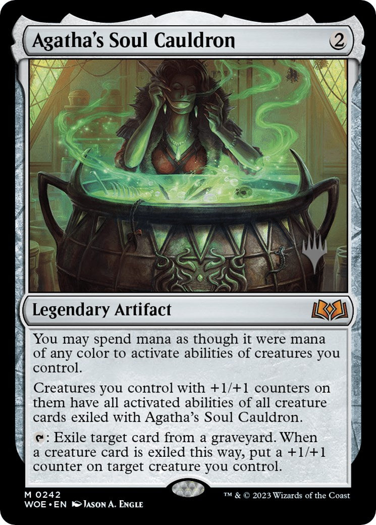 Agatha's Soul Cauldron (Promo Pack) [Wilds of Eldraine Promos] | Dumpster Cat Games