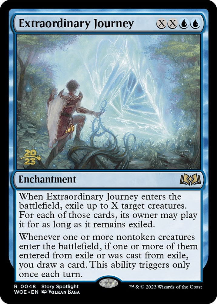 Extraordinary Journey [Wilds of Eldraine Prerelease Promos] | Dumpster Cat Games