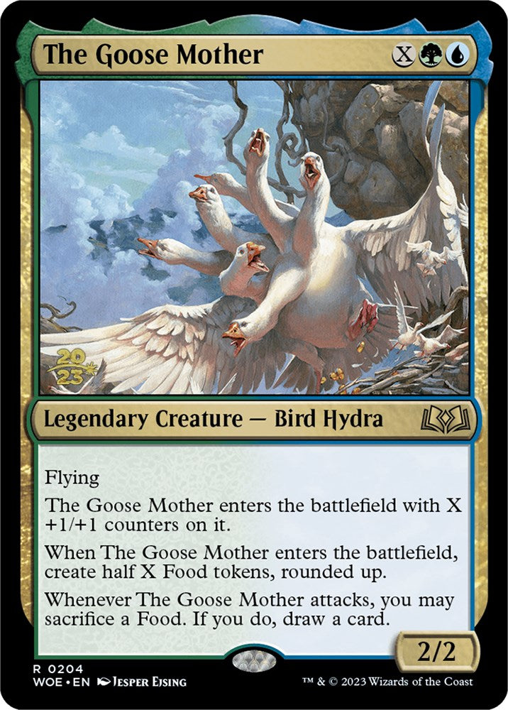 The Goose Mother [Wilds of Eldraine Prerelease Promos] | Dumpster Cat Games