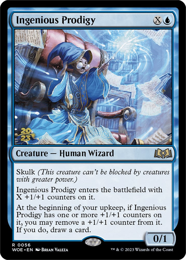 Ingenious Prodigy [Wilds of Eldraine Prerelease Promos] | Dumpster Cat Games