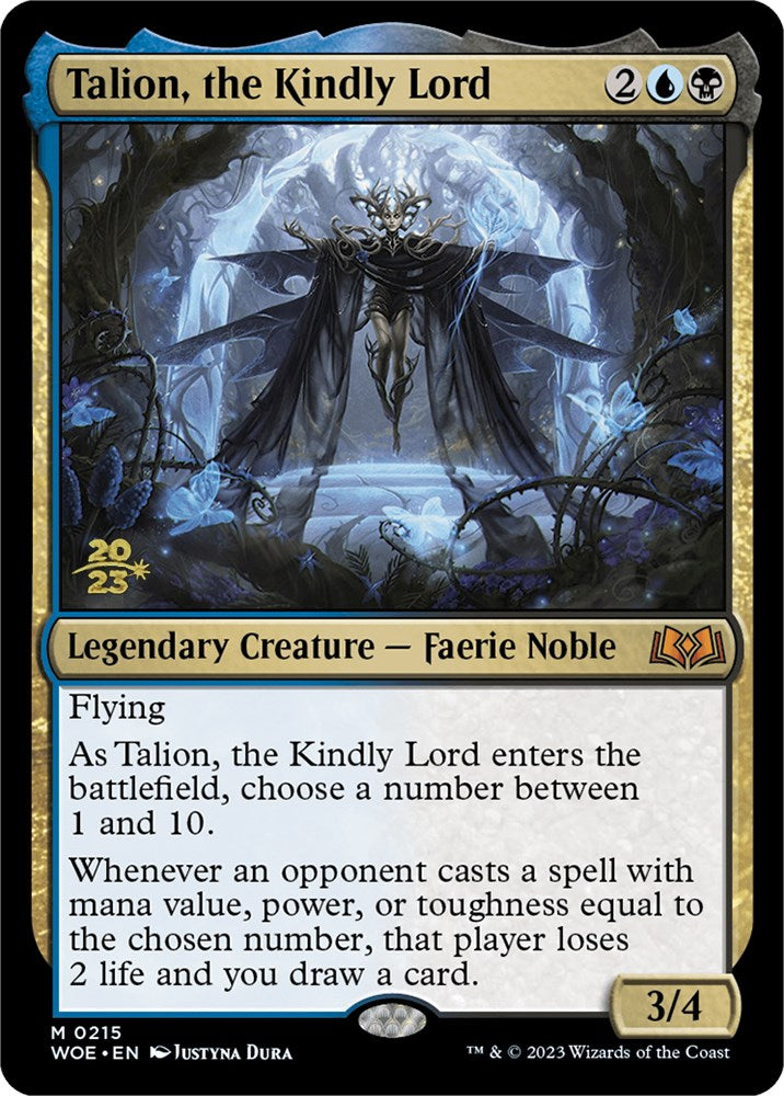 Talion, the Kindly Lord [Wilds of Eldraine Prerelease Promos] | Dumpster Cat Games