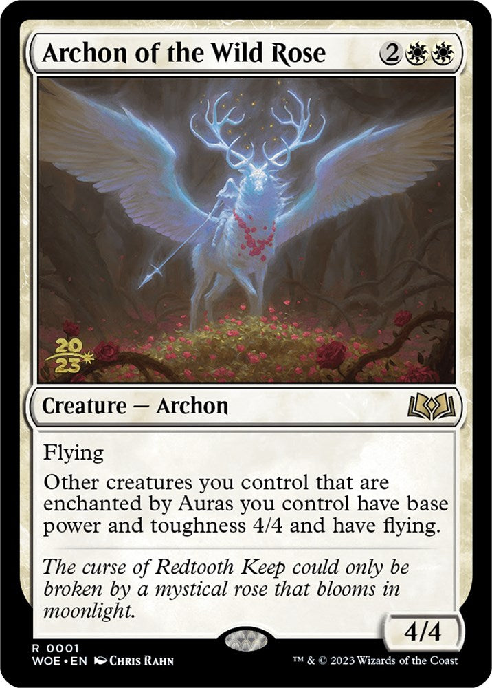 Archon of the Wild Rose [Wilds of Eldraine Prerelease Promos] | Dumpster Cat Games