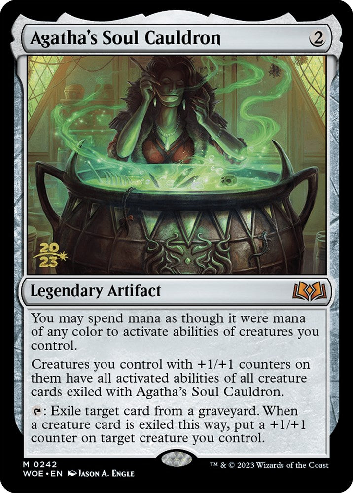 Agatha's Soul Cauldron [Wilds of Eldraine Prerelease Promos] | Dumpster Cat Games