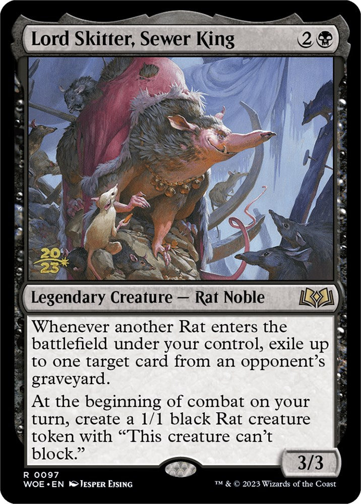Lord Skitter, Sewer King [Wilds of Eldraine Prerelease Promos] | Dumpster Cat Games