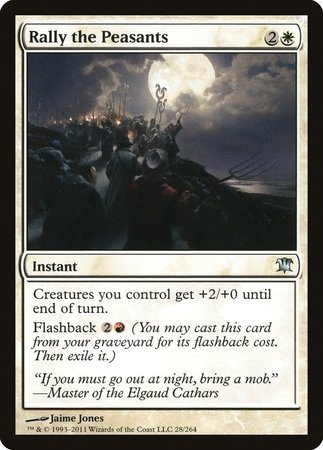 Rally the Peasants [Innistrad] | Dumpster Cat Games