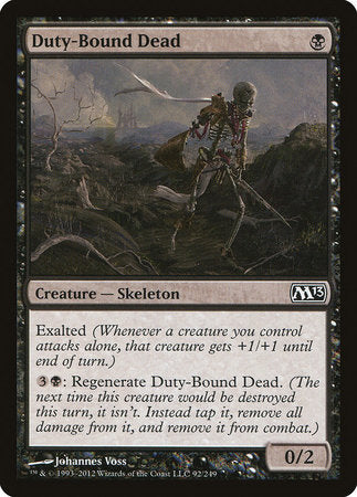 Duty-Bound Dead [Magic 2013] | Dumpster Cat Games