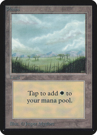Plains (B) [Limited Edition Alpha] | Dumpster Cat Games