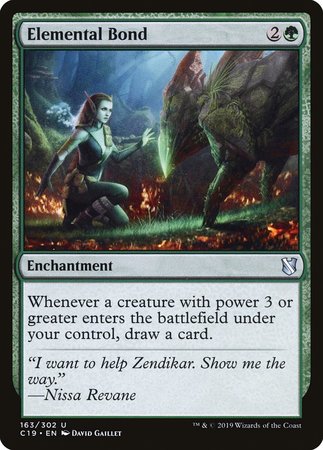 Elemental Bond [Commander 2019] | Dumpster Cat Games