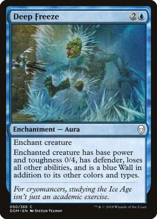 Deep Freeze [Dominaria] | Dumpster Cat Games