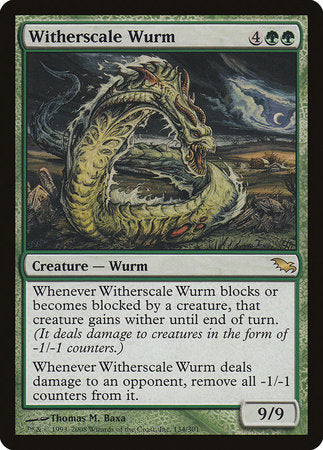 Witherscale Wurm [Shadowmoor] | Dumpster Cat Games