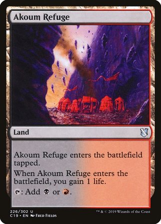 Akoum Refuge [Commander 2019] | Dumpster Cat Games