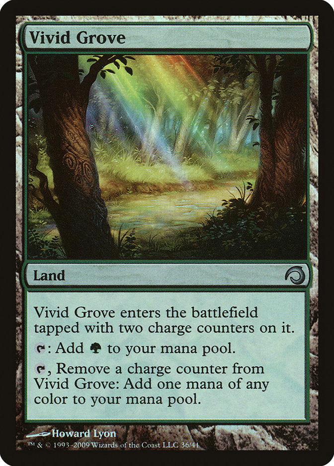 Vivid Grove [Premium Deck Series: Slivers] | Dumpster Cat Games