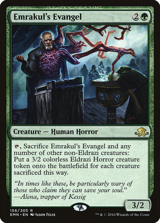 Emrakul's Evangel [Eldritch Moon] | Dumpster Cat Games