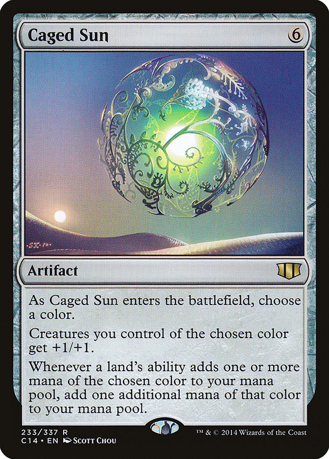 Caged Sun [Commander 2014] | Dumpster Cat Games
