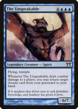 The Unspeakable [Champions of Kamigawa] | Dumpster Cat Games