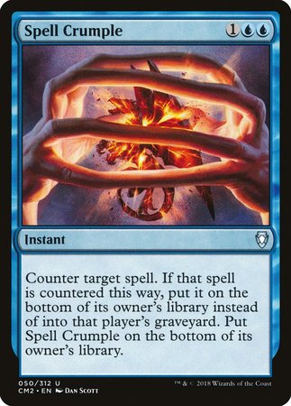 Spell Crumple [Commander Anthology Volume II] | Dumpster Cat Games