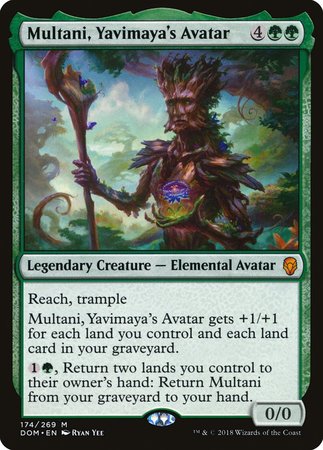Multani, Yavimaya's Avatar [Dominaria] | Dumpster Cat Games