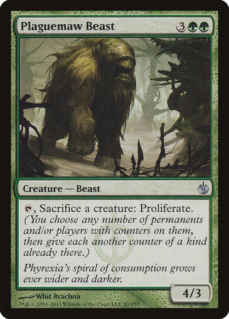Plaguemaw Beast [Mirrodin Besieged] | Dumpster Cat Games