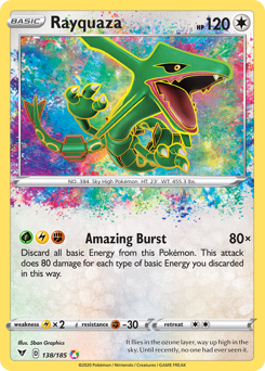 Rayquaza (138/185) [Sword & Shield: Vivid Voltage] | Dumpster Cat Games