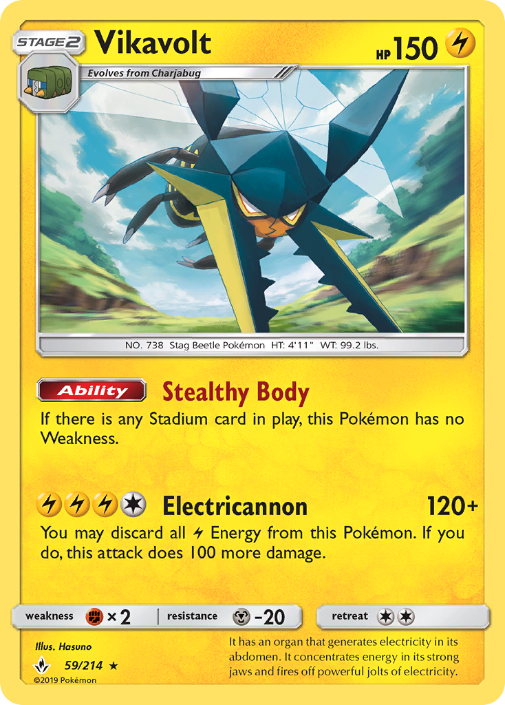 Vikavolt (59/214) [Sun & Moon: Unbroken Bonds] | Dumpster Cat Games