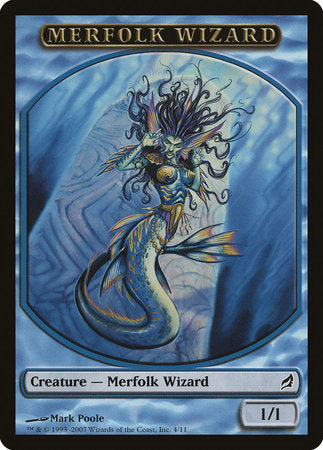 Merfolk Wizard Token [Lorwyn Tokens] | Dumpster Cat Games