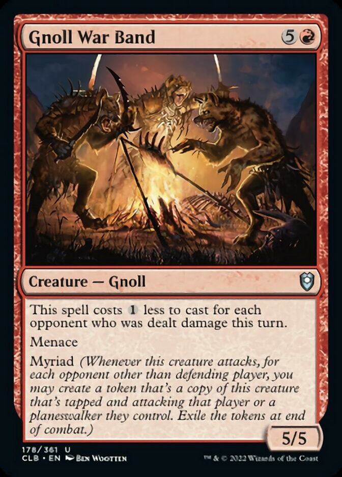 Gnoll War Band [Commander Legends: Battle for Baldur's Gate] | Dumpster Cat Games