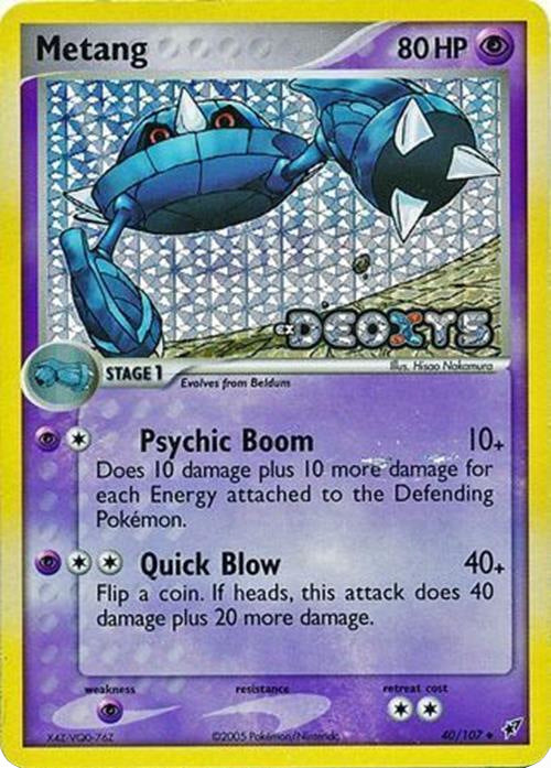 Metang (40/107) (Stamped) [EX: Deoxys] | Dumpster Cat Games
