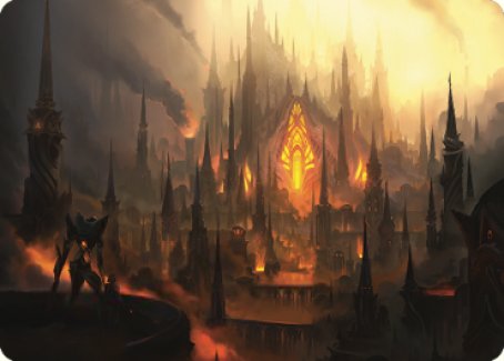 Mishra's Foundry Art Card [The Brothers' War Art Series] | Dumpster Cat Games
