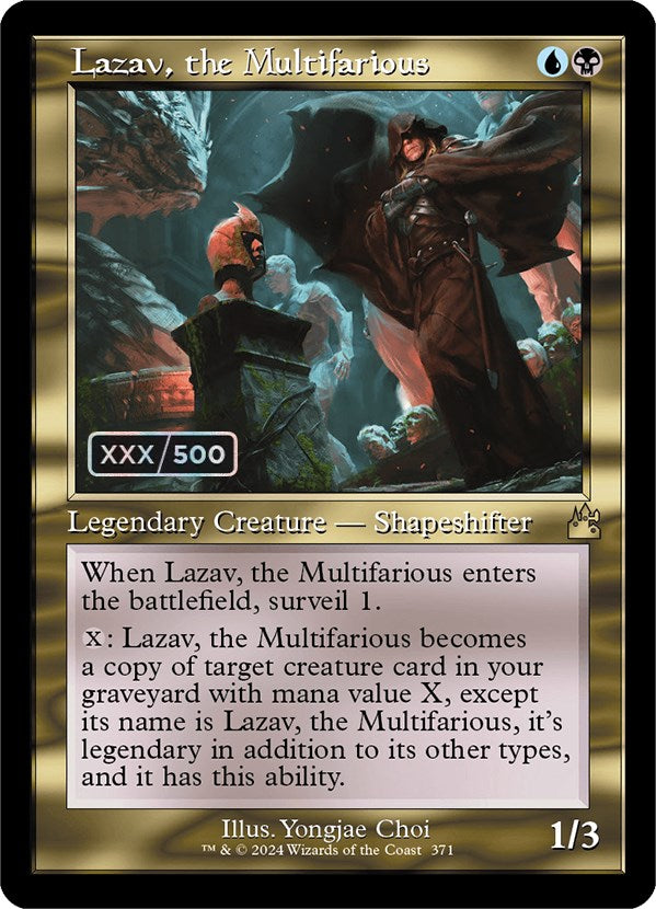 Lazav, the Multifarious (Retro) (Serialized) [Ravnica Remastered] | Dumpster Cat Games