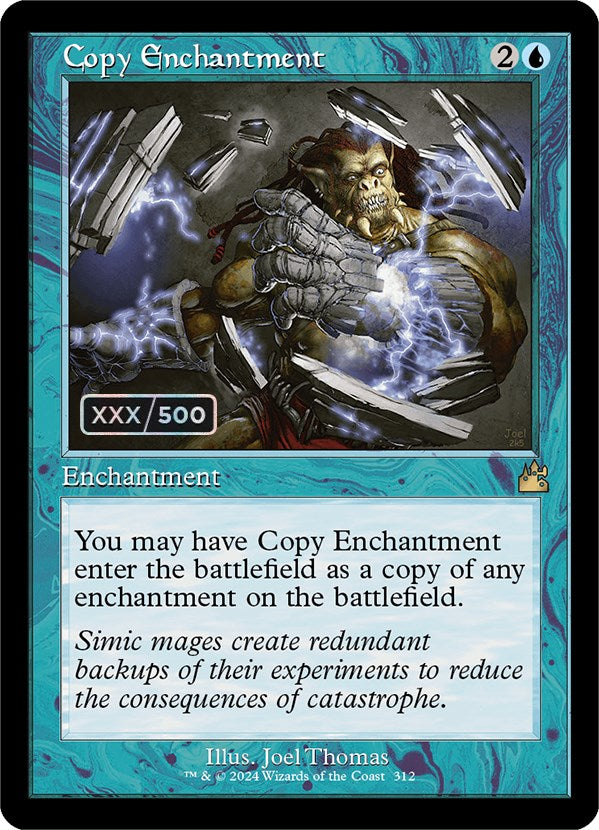 Copy Enchantment (Retro) (Serialized) [Ravnica Remastered] | Dumpster Cat Games