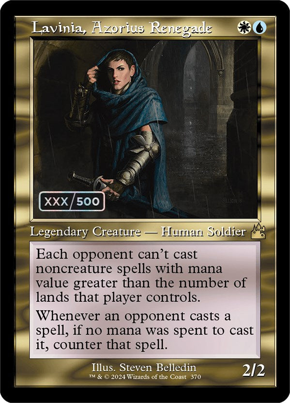 Lavinia, Azorius Renegade (Retro) (Serialized) [Ravnica Remastered] | Dumpster Cat Games