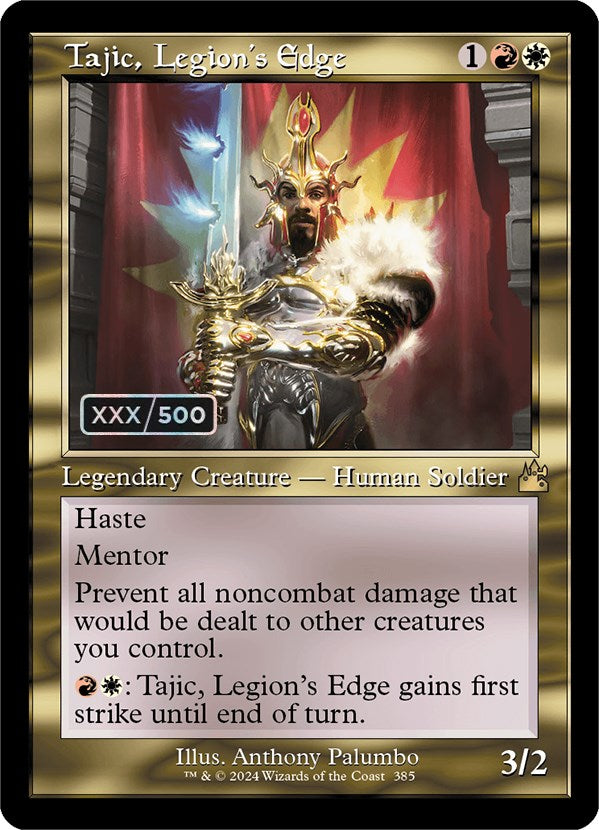 Tajic, Legion's Edge (Retro) (Serialized) [Ravnica Remastered] | Dumpster Cat Games