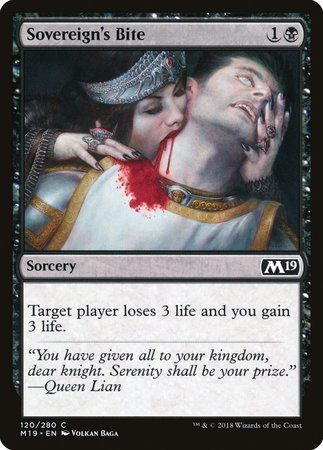 Sovereign's Bite [Core Set 2019] | Dumpster Cat Games