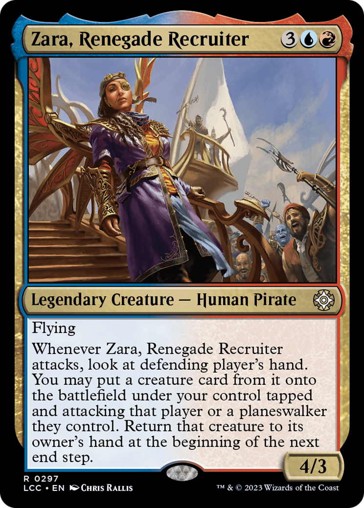 Zara, Renegade Recruiter [The Lost Caverns of Ixalan Commander] | Dumpster Cat Games