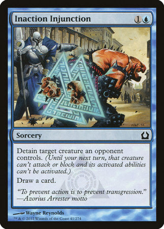 Inaction Injunction [Return to Ravnica] | Dumpster Cat Games