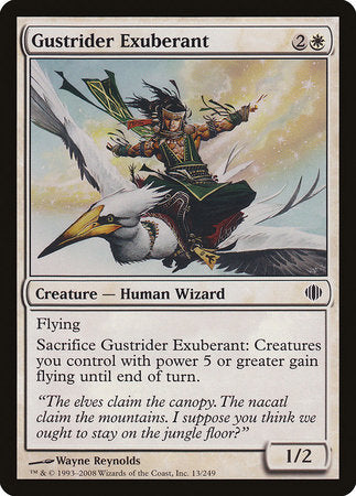 Gustrider Exuberant [Shards of Alara] | Dumpster Cat Games
