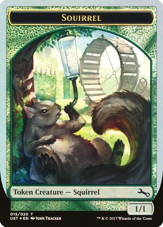 Squirrel Token [Unstable Tokens] | Dumpster Cat Games