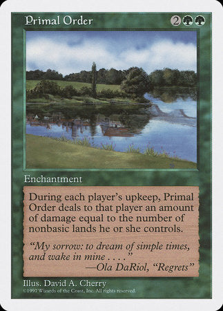 Primal Order [Fifth Edition] | Dumpster Cat Games