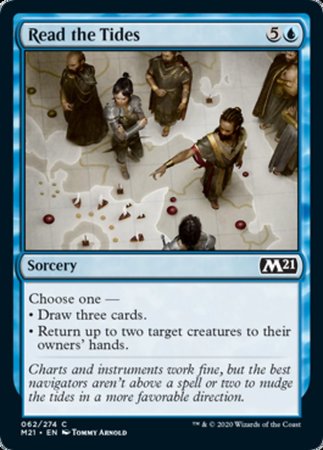 Read the Tides [Core Set 2021] | Dumpster Cat Games