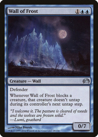 Wall of Frost [Planechase 2012] | Dumpster Cat Games