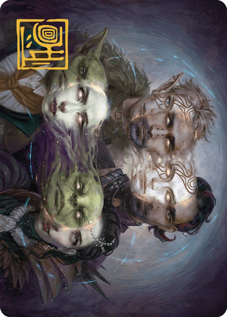 Illicit Masquerade Art Card (Gold-Stamped Signature) [Murders at Karlov Manor Art Series] | Dumpster Cat Games