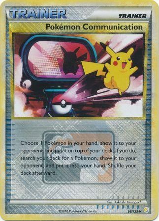 Pokemon Communication (98/123) (League Promo) [HeartGold & SoulSilver: Base Set] | Dumpster Cat Games