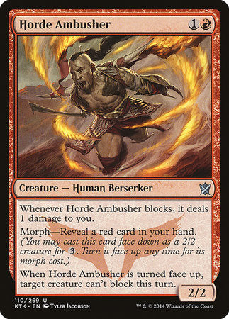 Horde Ambusher [Khans of Tarkir] | Dumpster Cat Games