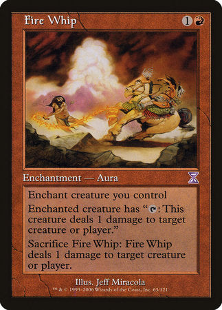 Fire Whip [Time Spiral Timeshifted] | Dumpster Cat Games